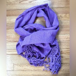Gorgeous vintage purple scarf